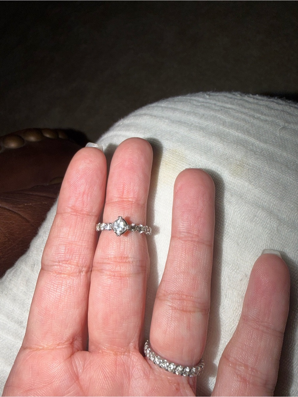 GIA Certified 1ct tw platinum diamond ring